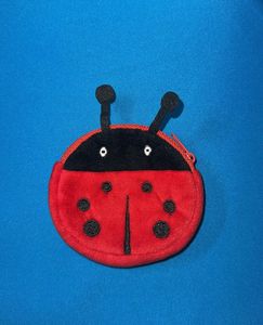 Cute Ladybug Coin Pouch