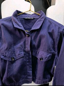 BRANDED Cropped Denim Jacket