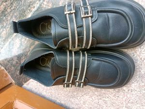 Buckle Platform Shoes