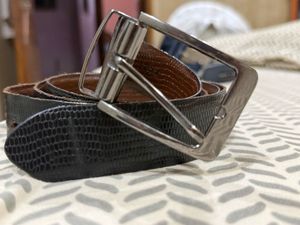 Shree Leather Belt with Silver Buck