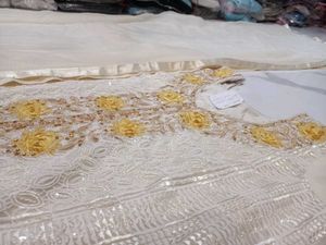 Elegant Off-White Kurta with Dupatta