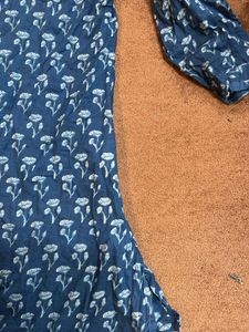 Floral Print Kurta - Casual Comfort