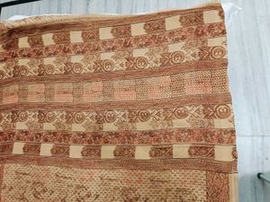 🇳🇿💫🎀Elegant Brown &amp; Beige Printed Saree