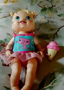 Baby Alive Doll with Ice Cream Cone