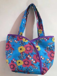 Vibrant Floral Tote Bag New Without Tag.