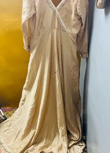 Party Wear Golden Gown