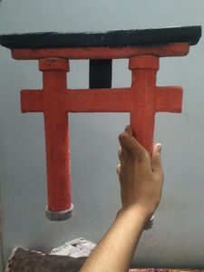japanese temple gateway model