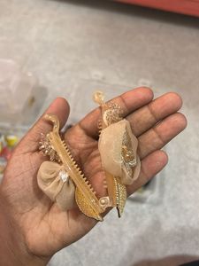 Combo of 2 Hair Clips with Embellishments