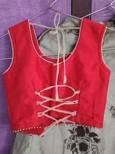 Beautiful Red &amp; Green Lehenga Choli Set