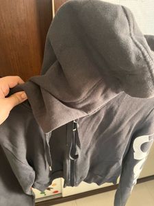 Cropped Zip-Up Hoodie