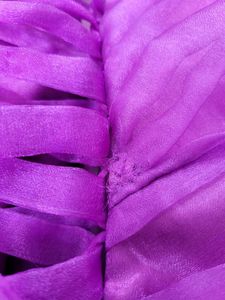 Stunning Purple Ruffled Gown