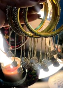 Designer Bangles with Hanging Beads