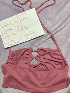 crop top pink32-34