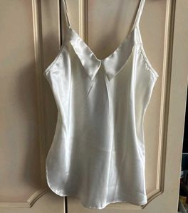 Glamorous Silky Soft Creamish Top