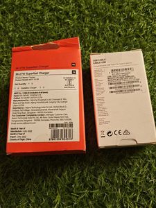 mi 27W superfast charger and samsung type c cable