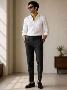 Van Heusen Black Men’s Trouser
