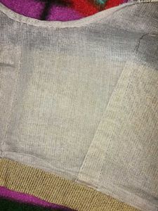 Golden stiched blouse