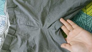 Men's Grey Formal Pants
