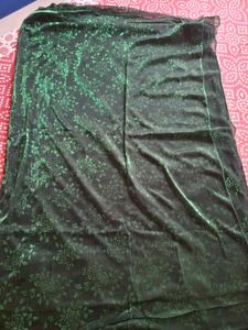 Elegant Green Floral Saree