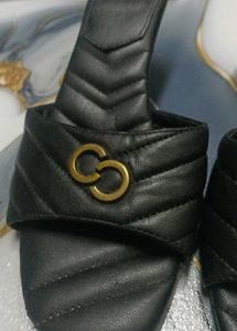 Celeste Quilted Slip-On Sandals with Kitten Heels