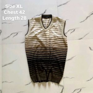 vintage Striped Sweater Vest