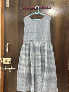 Embroidered Tie-Dye Midi Dress