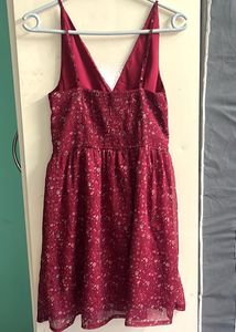 Mini Dress Pretty V Neck