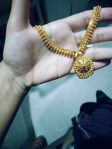 Gold-tone Necklace with Pendant