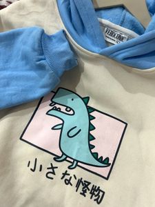 Cute Dinosaur Graphic Hoodie