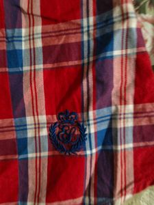 Cute Plaid Ruffle Blouse