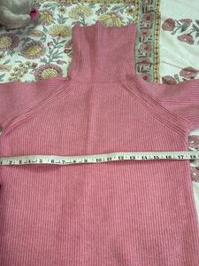 Pink Sweater Dress