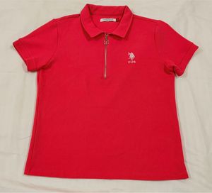 US Polo Assn Pink Zip Shirt 34-36 bust