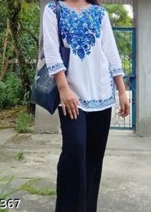 Kashmiri Embroidery Short Kurti