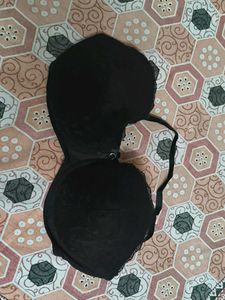 Black Lace Padded Bra