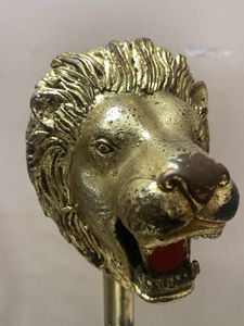 Vintage Lion Head Decor Item