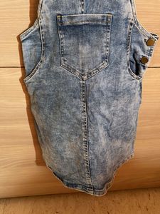 Stylish Denim Overall Dress