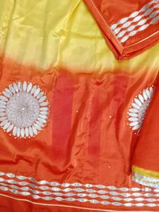 rajputi poshak Yellow &amp; Orange