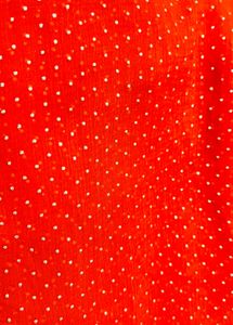 Elegant orange dupatta with Gold Border