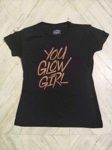 Black "You Glow Girl" T-Shirt