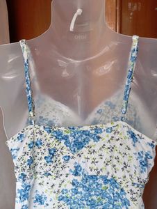 Floral Cami Top with Lace Trim