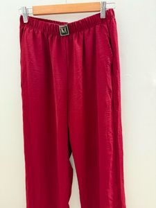 Stylish Red Wide Leg Pallazo