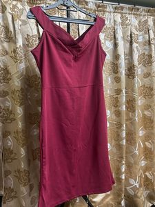 Elegant Maroon Dress