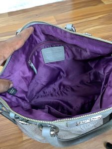 Authentic Coach Madison Metallic Ocelot / Stitched