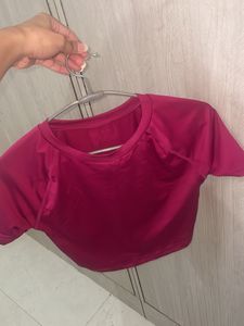 Savana Magenta Crop Top