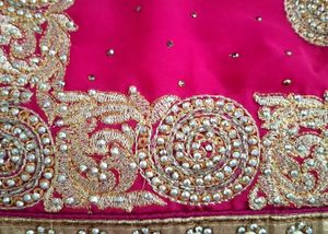 New stunning hot pink saree 🌸