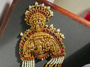 Exquisite Indian Traditional Gold Necklace Set