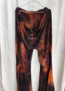 Tie-Dye Flared Pants