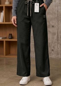 Ribbed Knit Drawstring Lounge Pants
