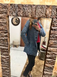 Denim Trench Coat