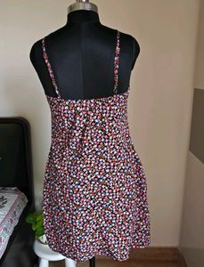 Floral Print Mini Dress